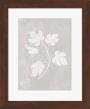 Framed Botanical Study III Neutral Crop Print