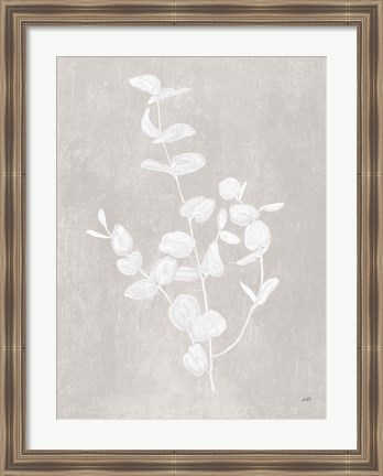 Framed Botanical Study II Neutral Crop Print