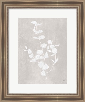 Framed Botanical Study II Neutral Crop Print