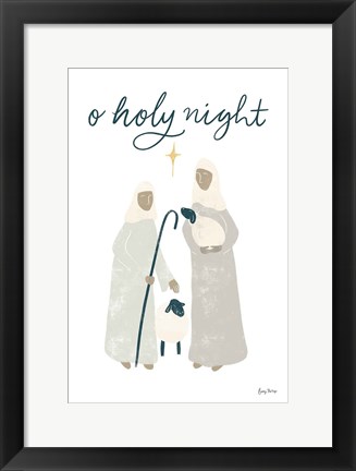 Framed Nativity IV Print