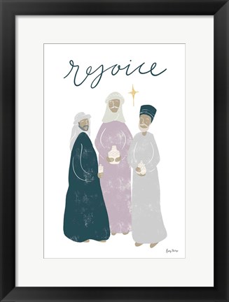 Framed Nativity III Print