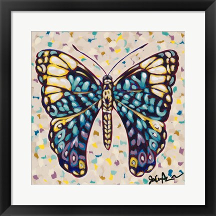 Framed Pop Butterfly II Print