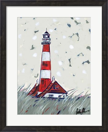 Framed Pop Lighthouse II Print