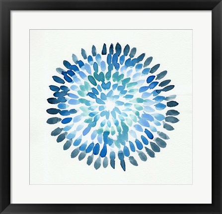 Framed Burst Abstract II Print