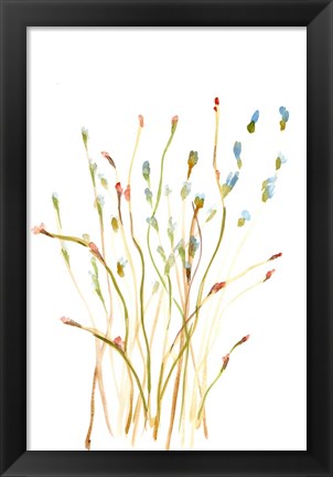 Framed Little Paint Brushes Print