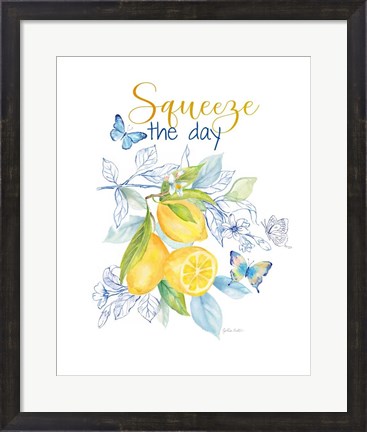 Framed Lemon Sketch Book V Print