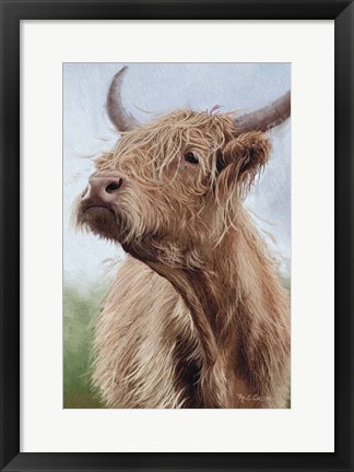 Framed Highland portrait I Print