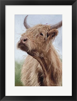 Framed Highland portrait I Print