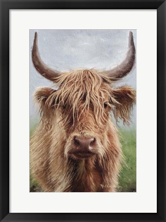 Framed Highland portrait II Print