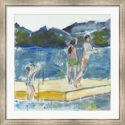 Framed Floating Dock Print