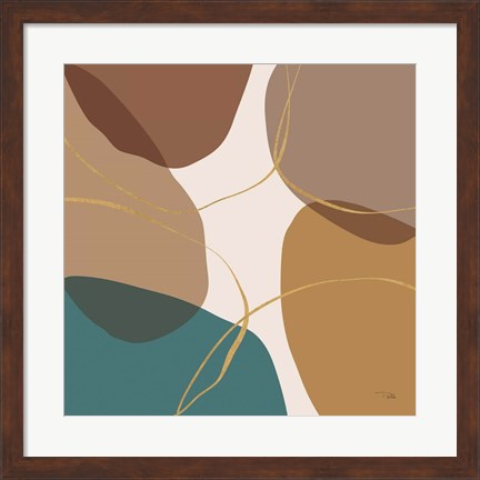 Framed Down to Earth earthy V Print