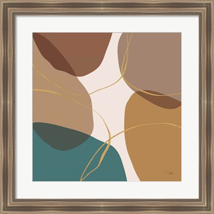 Framed Down to Earth earthy V Print