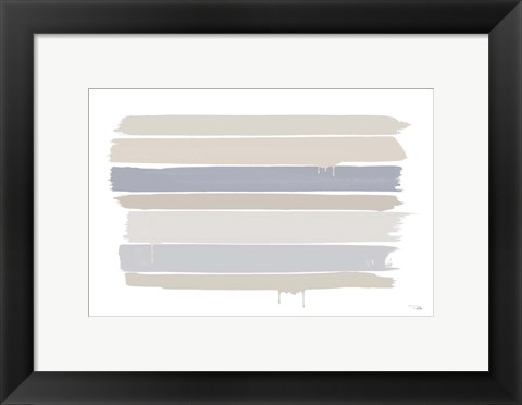 Framed Light Strokes Print