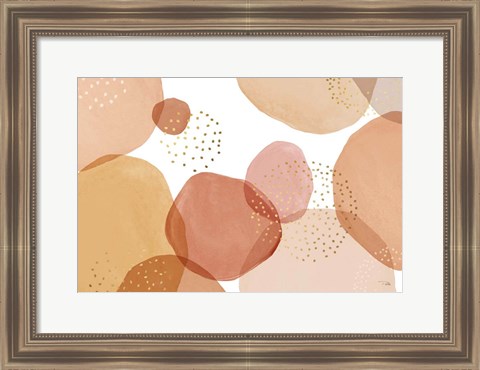 Framed Pebbles I Print