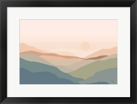 Framed Mountain High spice Print