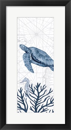 Framed Deep Blue Sea XIXA Print