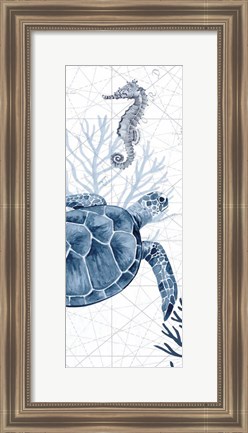 Framed Deep Blue Sea XIXB Print