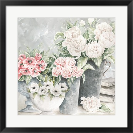 Framed Plentiful Blooms II Print