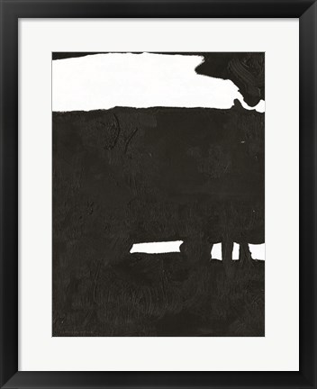 Framed Black &amp; White Abstract 2 Print