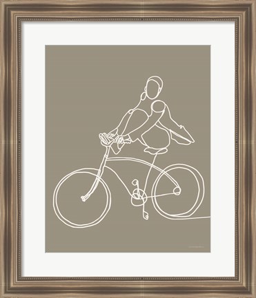 Framed Feet on the Bike I Print