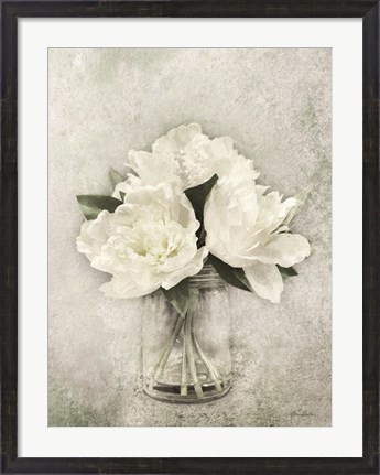 Framed White Simplicity Print