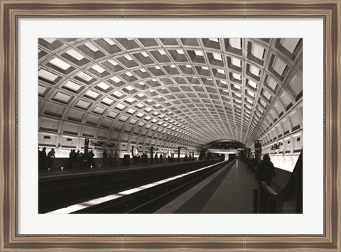 Framed DC Metro Print