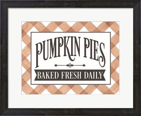 Framed Pumpkin Pies Print