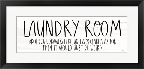 Framed Laundry Room Print