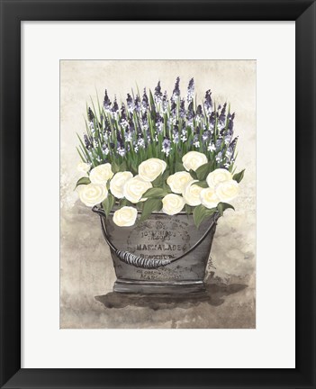 Framed Pail of Poises Print