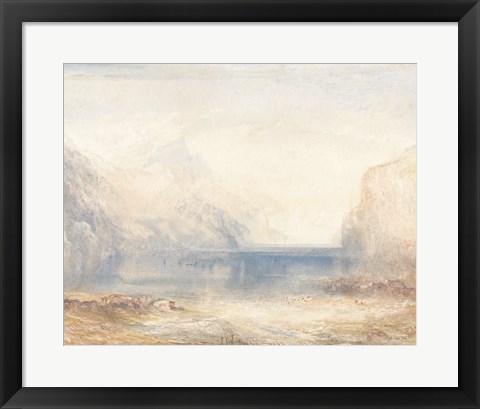 Framed Tranquil Coast 4 Print