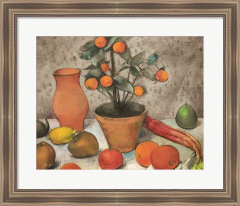 Framed Still Life with Oranges Print