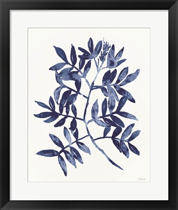 Framed Nature in Indigo 2 Print