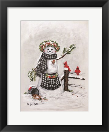 Framed Frosty Friends II Print