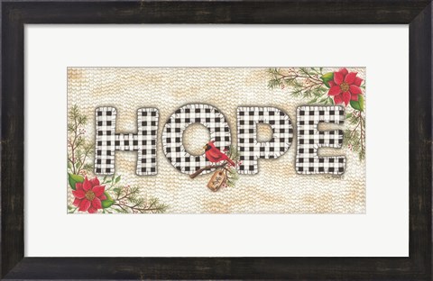 Framed HOPE Print