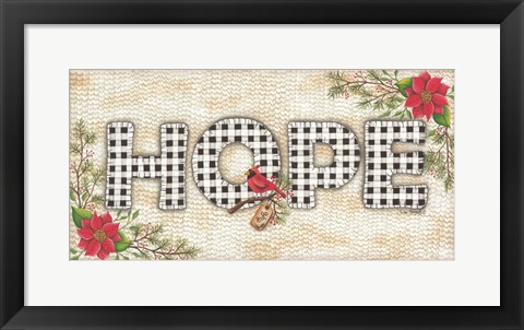 Framed HOPE Print