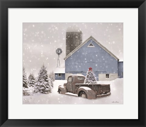 Framed Christmas Serenity Print