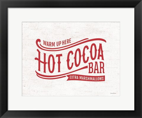 Framed Hot Cocoa Bar Print