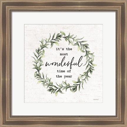 Framed Wonderful Time of the Year Print