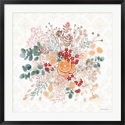 Framed Festive Season III Print