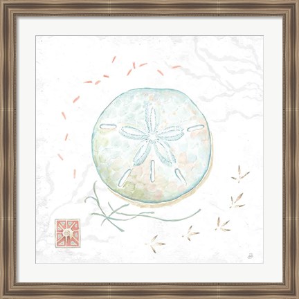 Framed Delicate Sea VI Print