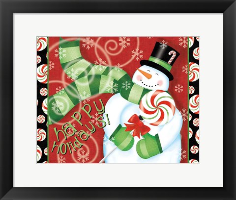 Framed Sweet Holidays II Print