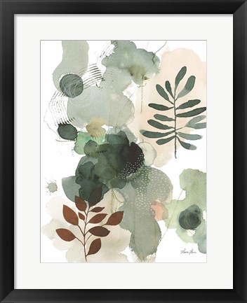 Framed Sage Bliss I Print