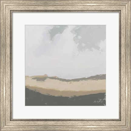 Framed Hills Beyond Hills Neutral Print