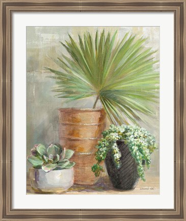 Framed Indoor Garden II Print