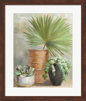 Framed Indoor Garden II Print