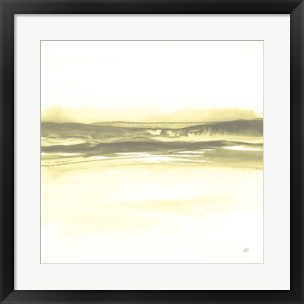 Framed Yellow Tint Cassis I Print