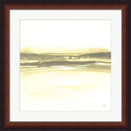 Framed Yellow Tint Cassis I Print