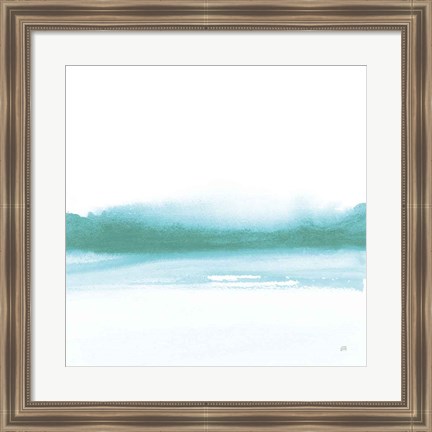 Framed Empowering Mint I Bright Print