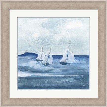 Framed Sailboats VIII Print