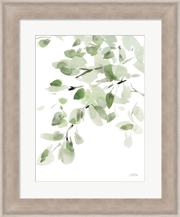 Framed Cascading Branches I Print